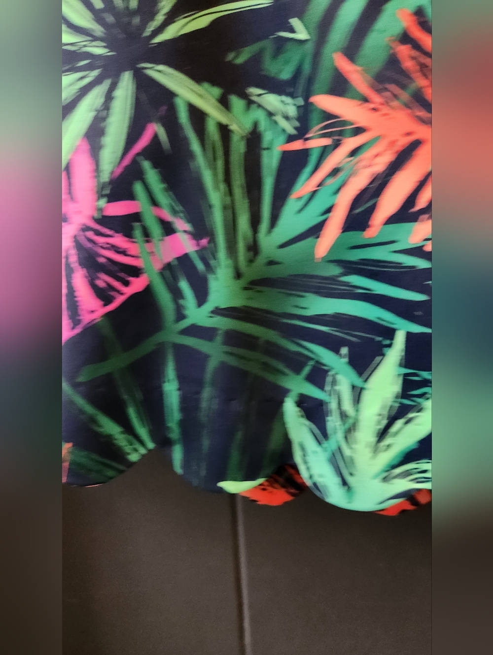 Lady Hagen Multicolored Tropical Print Skort - Picture 2 of 7
